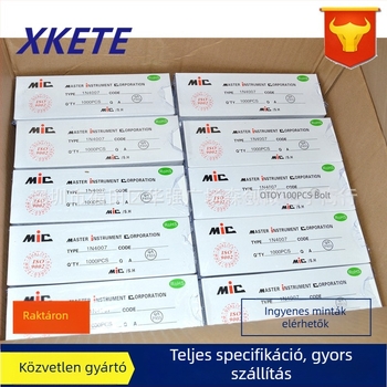 Egyenirányító dióda XKETE DO-41, többszintű modellcsalád (1N4001/4004/4007, 1N4937, 1N5817/5819) 3C digitális alkalmazásokhoz