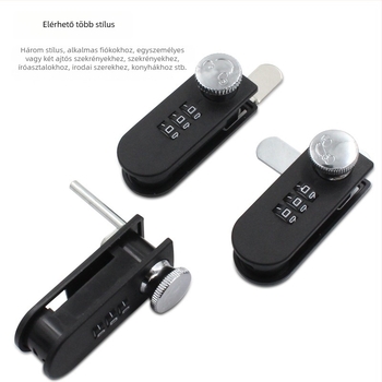 Mechanikus fiók- és szekrényzár | Su Kepu | ABS műanyag/ötvözet | modell 20221030 | alkalmazás: egyes/dupla/hármas zárás