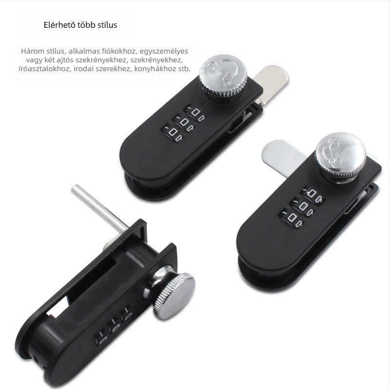 Mechanikus fiók- és szekrényzár | Su Kepu | ABS műanyag/ötvözet | modell 20221030 | alkalmazás: egyes/dupla/hármas zárás