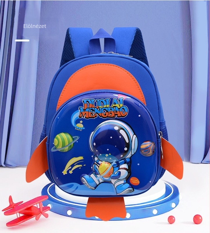 Gyerek hátizsák fiúk számára, Nylon, Teher csökkentése, Gyerekes és aranyos stílus, Görbült vállpántok, Óvoda használatra