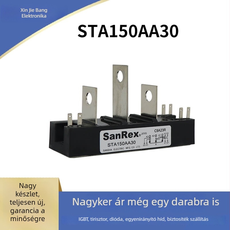 Egyenirányító dióda tirisztor szabályozó STA150AA30, PE55HB160, PE90HB120
