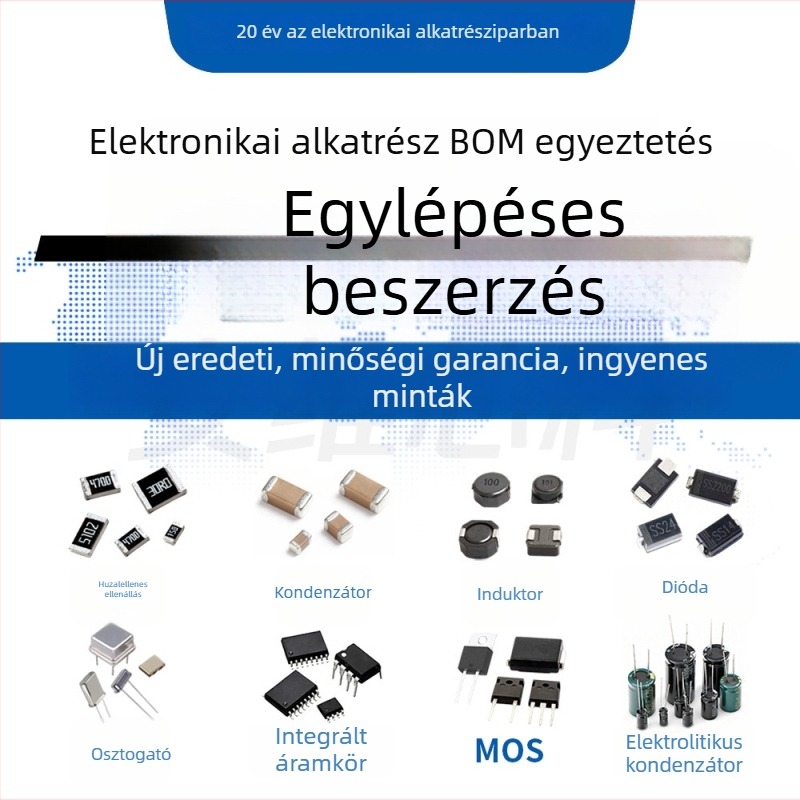 Elektronikai összetevőkhez teljes BOM: ellenállások, kondenzátorok, tranzisztorok; Yageo, Fenghua, Huosheng, Aihua, Changjing