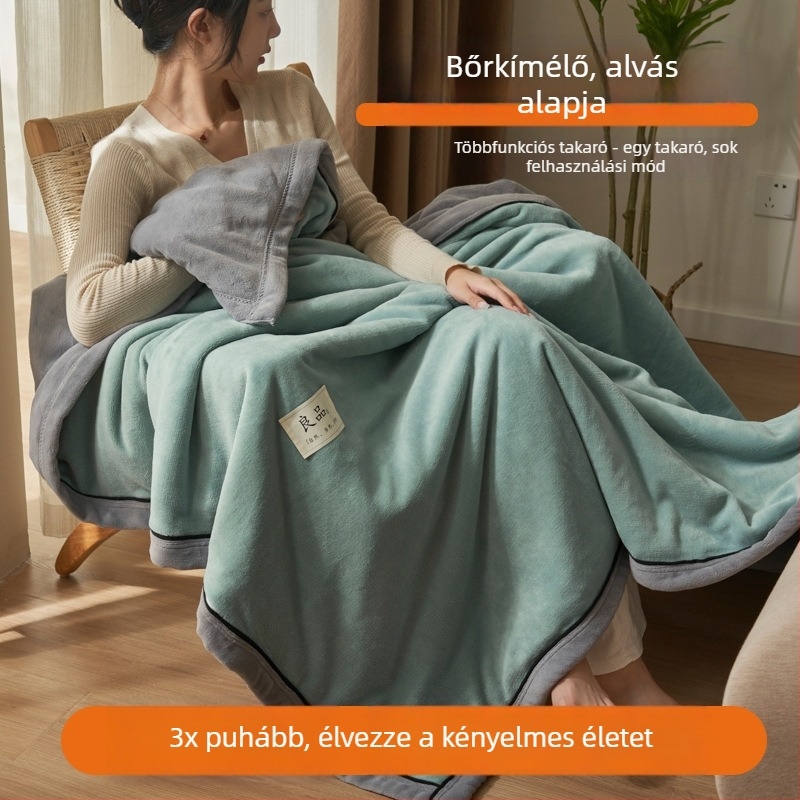 Sleeping Cute Rabbit milk fleece takaró, poliészter, 2000–2500 g, minden szezonban