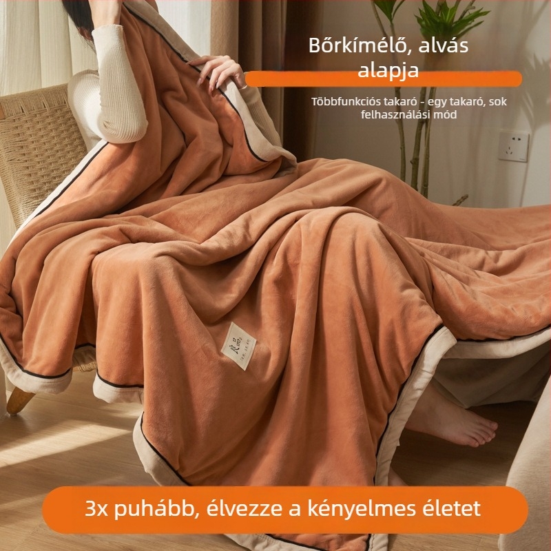 Sleeping Cute Rabbit milk fleece takaró, poliészter, 2000–2500 g, minden szezonban