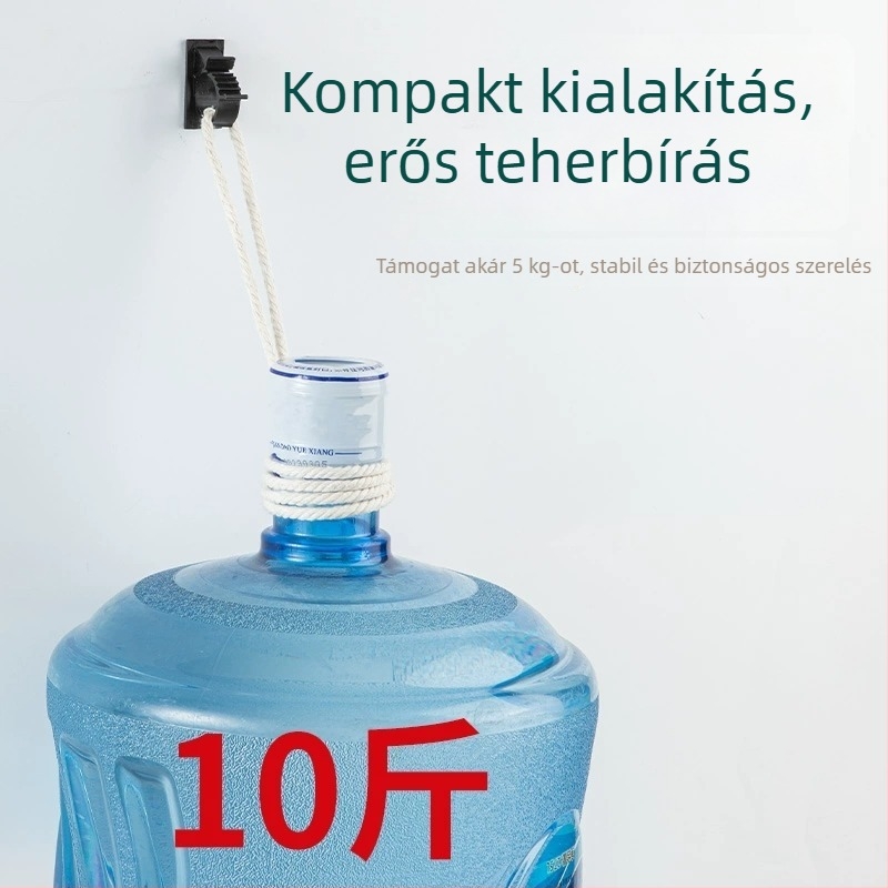 Önragasztós csőklipsz vízcsövekhez és lefolyókhöz — Fúrás nélküli rögzítés, Modell: Fixed pipe clamp, Termékkód: Gdgka-1, Anyag: PVC, Kivitelezés: Regular Fit, Márka: Neck strength