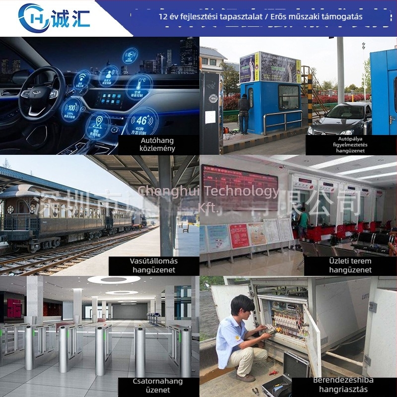 Hangmodul MP3 lejátszó panellel, JRF940 modell, hozzáférés-ellenőrzéshez