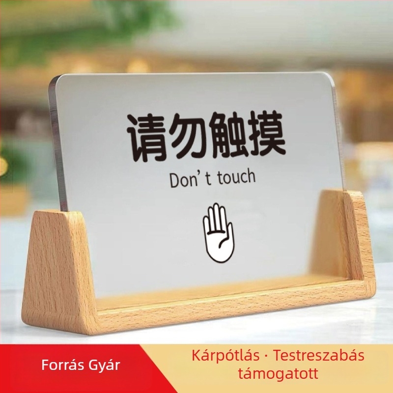 Akril hotell szobai tábla UV nyomtatással, testreszabható névtábla, származás Nanjing Jiangsu