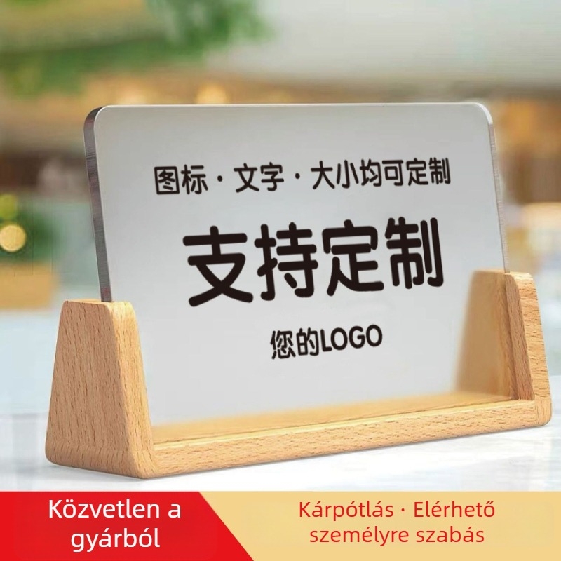 Akril hotell szobai tábla UV nyomtatással, testreszabható névtábla, származás Nanjing Jiangsu