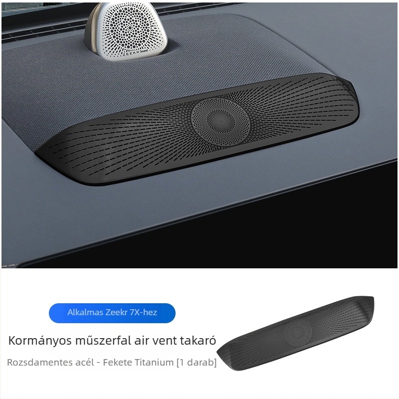Rozsdamentes acélból készült első motorháztető porvédő és rovarháló Zeekr 7X-hez, motorrekesz védelem