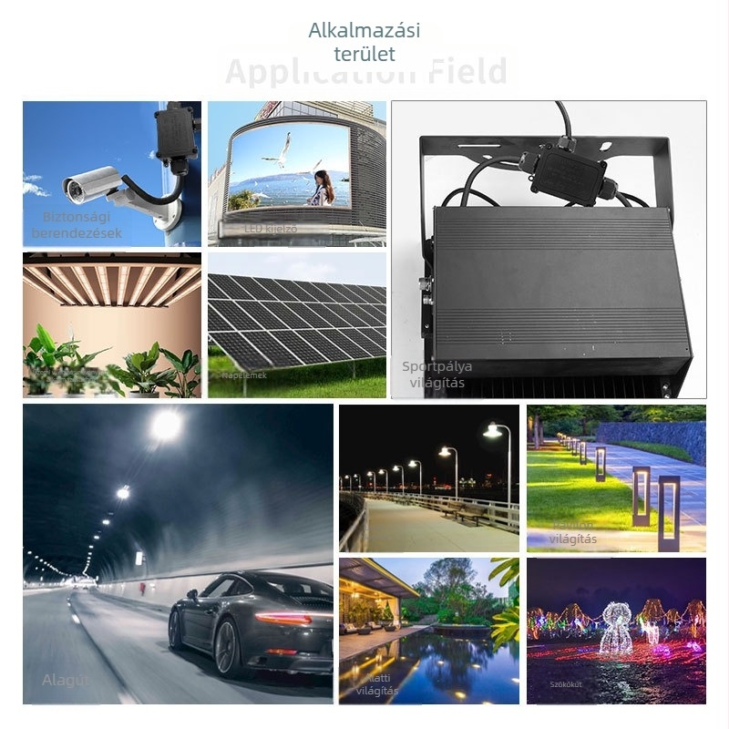 Kültéri LED vízálló osztó doboz, 1 bemenet, 2 kimenet, műanyag ház, modell EW-M2068(S)-3T