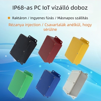 IP68-ös tűzálló és vízálló ABS műanyag ház kültéri megfigyelőkábelekhez és közvilágítási csatlakozódoboz