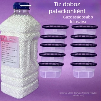 Kalcium-klorid granulátumok nedvességmegkötő, dobozos csomagolás, háztartási felhasználásra