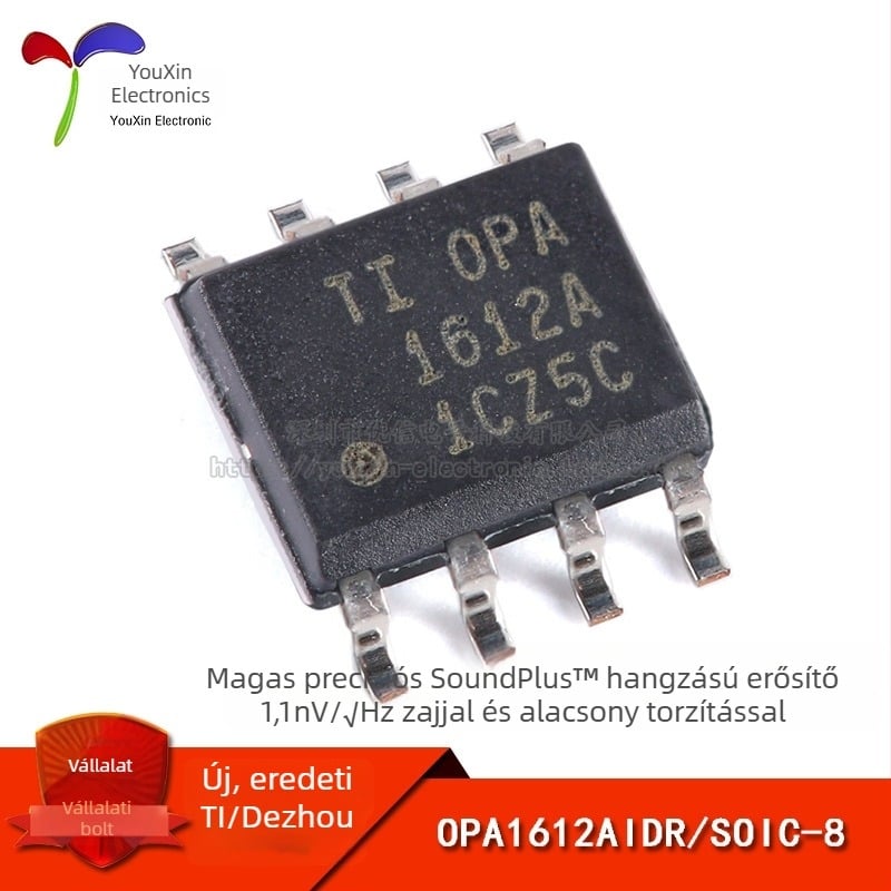 OPA1612AIDR kettős analóg operációs erősítő, SOIC-8 csomag