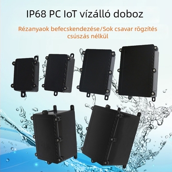 Kültéri vízálló csatlakozódoboz, műanyag PC ház elektromos vezérléshez és műszerekhez — AOLAISITE; alkalmas külső kábelezéshez: világítás, motorok, vezérlők, tápegységek, háztartási készülékek