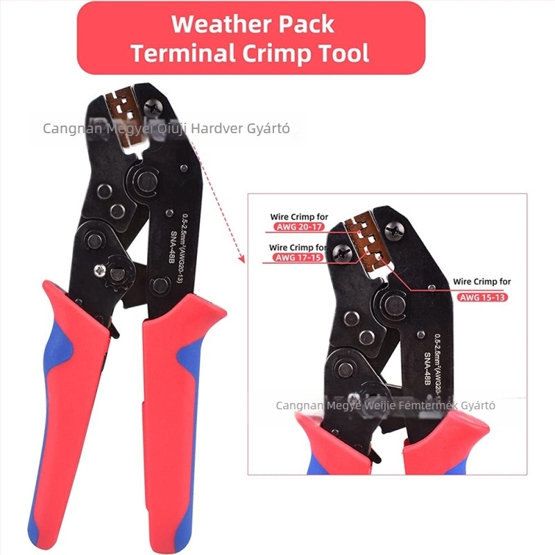 Weijie 1-pólusú vezetékterminál készlet autóelektronikához, 450 darab