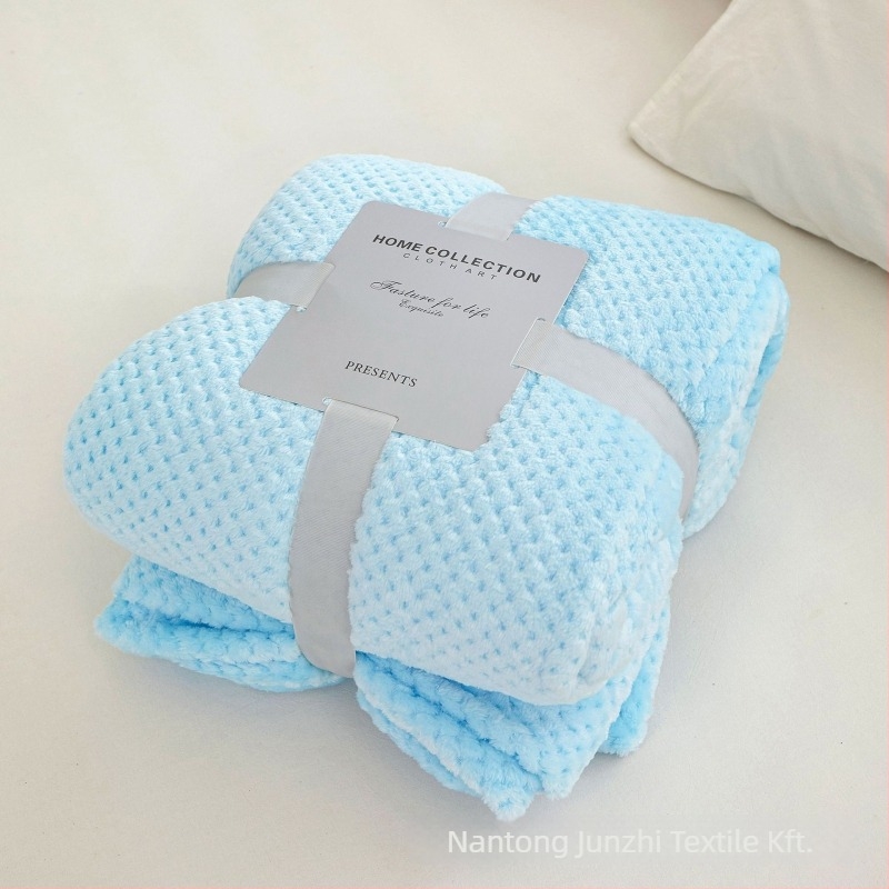 Korall plüss takaró, poliészter rost, 300gsm, tavasz–ősz, testreszabás elérhető