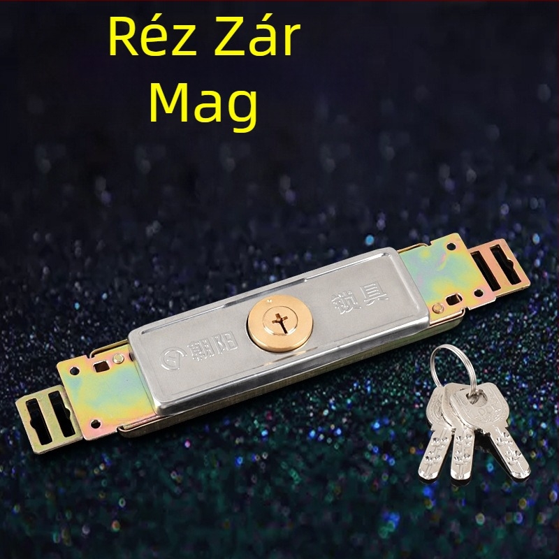 Chaoyang redőnyzár – mortise zár, rézmaggal, középső nyílású redőnyökhöz