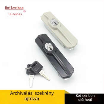 Thumb Modell 001 zár fém szekrényhez tolóajtóval – Műanyag/vas, irodai irattárhoz