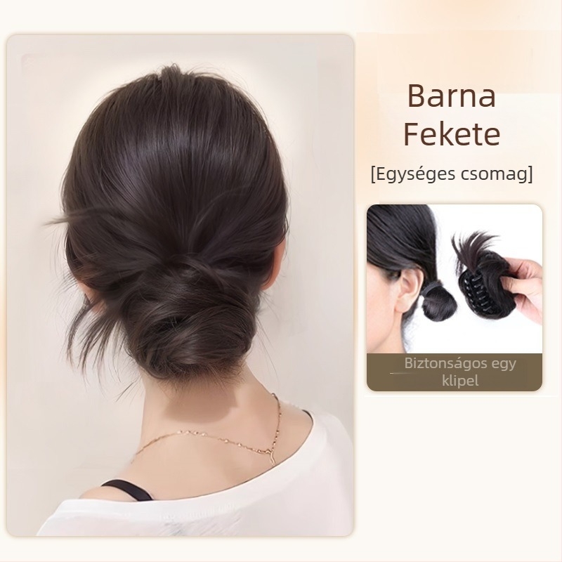 Női lófarok paróka, hőálló rostokkal, modell Hair Package, csiptetős mechanizmus