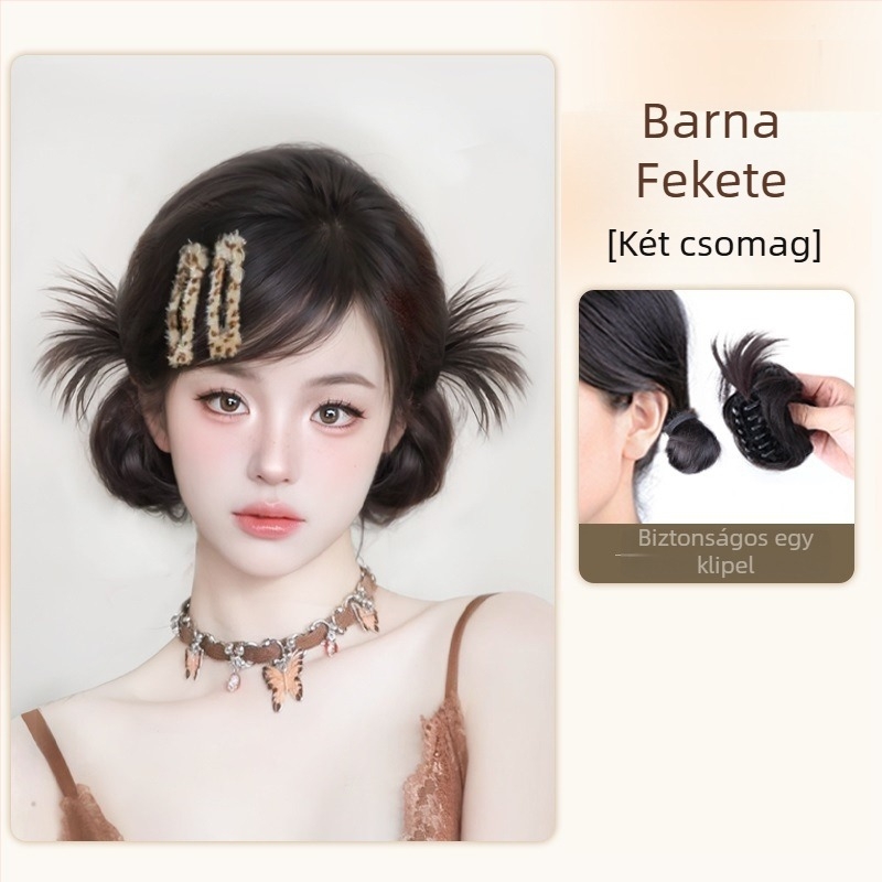 Női lófarok paróka, hőálló rostokkal, modell Hair Package, csiptetős mechanizmus