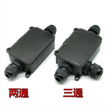 IP66 vízálló csatlakozódoboz kültéri utcai fényvezetékhez – 2 bemenet, 1 kimenet, modell B706, márka WJ