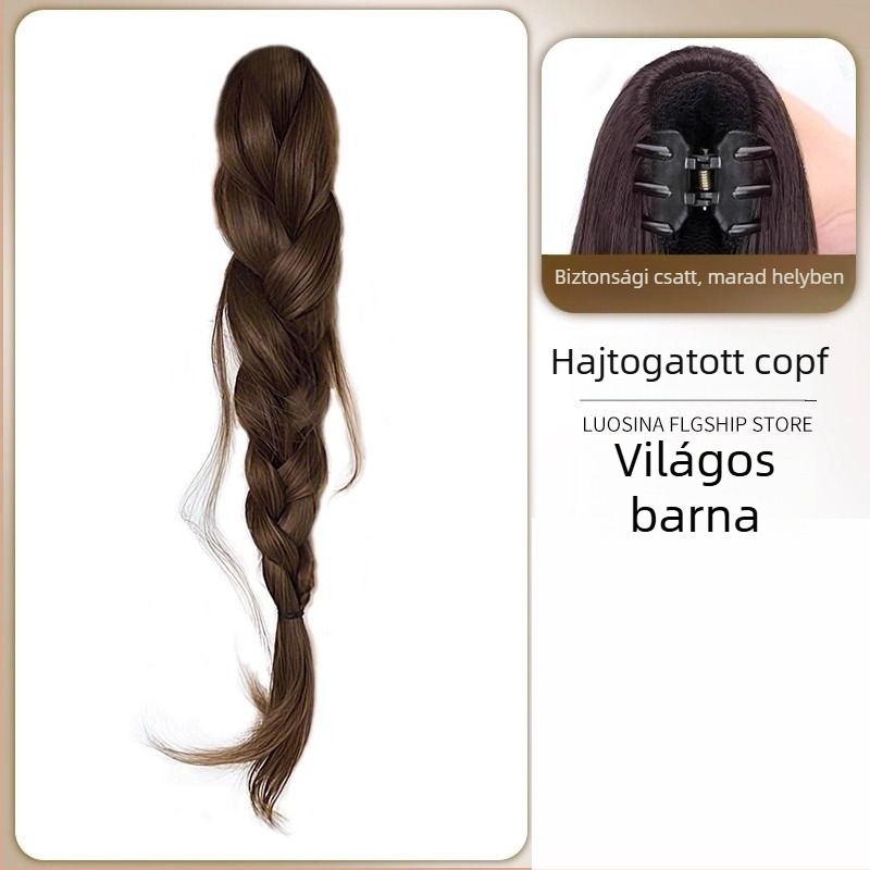 Farkú paróka, Fishy Ponytail modell, magas hőmérsékletű drótból készült haj, mechanizmus, nem színezhető