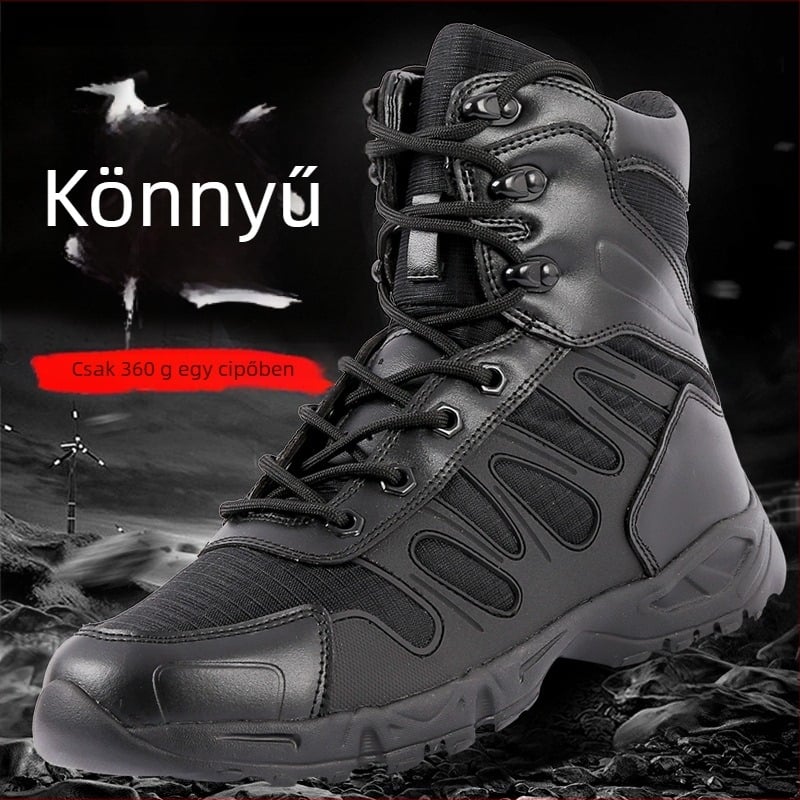 Ultra könnyű taktikai bakancs kültéri használatra, uniszex felnőttek, vízálló anyag, futáshoz, extrém kihívásokhoz, túrázáshoz és kempingezéshez