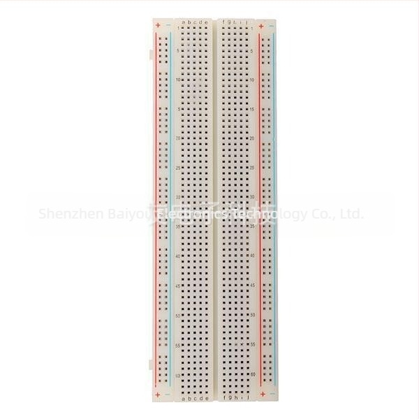 MB-102 Breadboard kísérletkészlet DuPont kábelekkel és Breadboard tápegységmodullal — DIY elektronikai fejlesztőpanel (Model BYS459-1500)