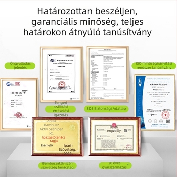 Bambuszszén zacskó formaldehid-eltávolításhoz, szekrényekhez és helyiségekhez, 75 g, bambuszszén illat