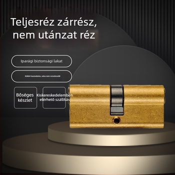 Réz zárhenger, modell BCCYD, 5 slotos kulccsal, biztonsági ajtókhoz és otthonokhoz
