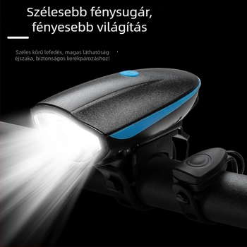 Kerékpár első lámpája elektromos kürttel éjszakai tekeréshez — Hissuke, testreszabható gyártás, magáncímke kész