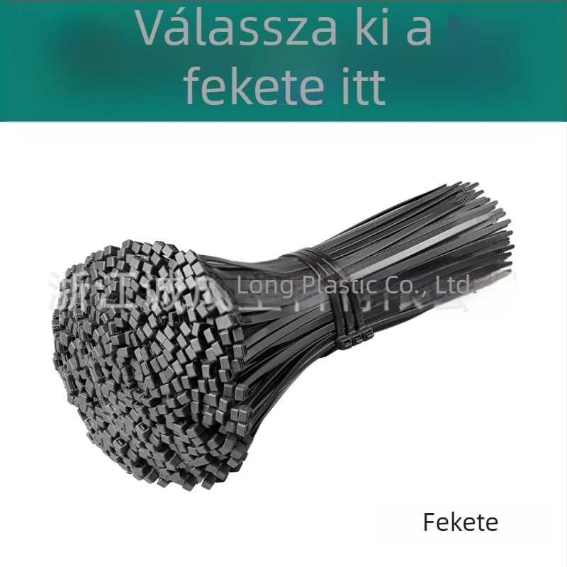 Nylon kábelköte, önzáró, CHCC, PA66, vastagság 1,1 mm, Zhejiang eredet