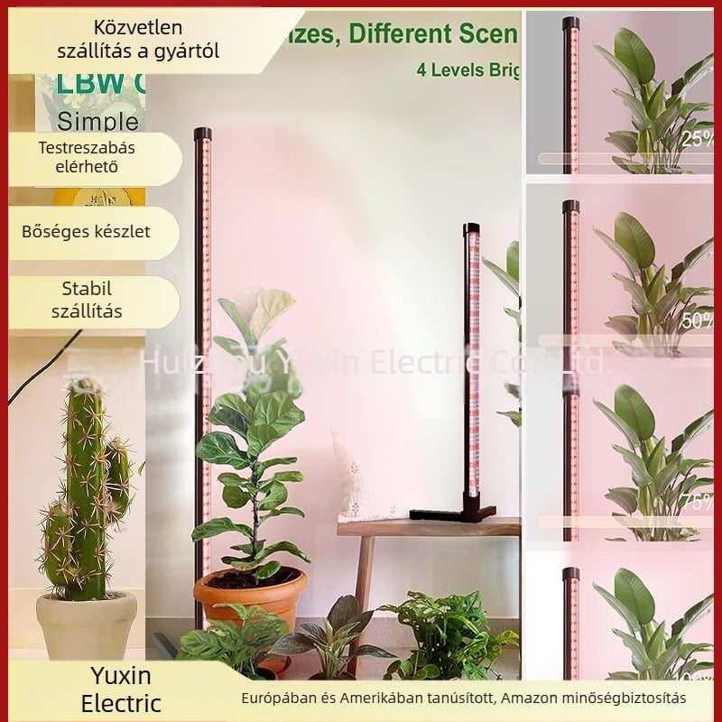 Teljes spektrumú beltéri növénylámpa alumínium házban, 85 LED, 1000 lm, IP44, 12V bemenet