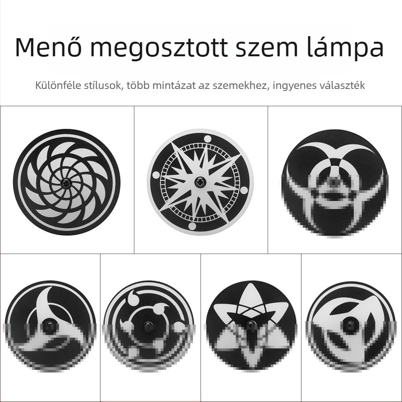 Forgó RGB dekoratív burkolattal ellátott LED hátsó lámpa – 12V, modell fog084, univerzális illeszkedés, ABS test, 50000 órás élettartam