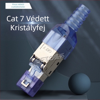 SeTO Árnyékolt RJ45 Cat.7 kristályfej csatlakozó mérnöki felhasználásra