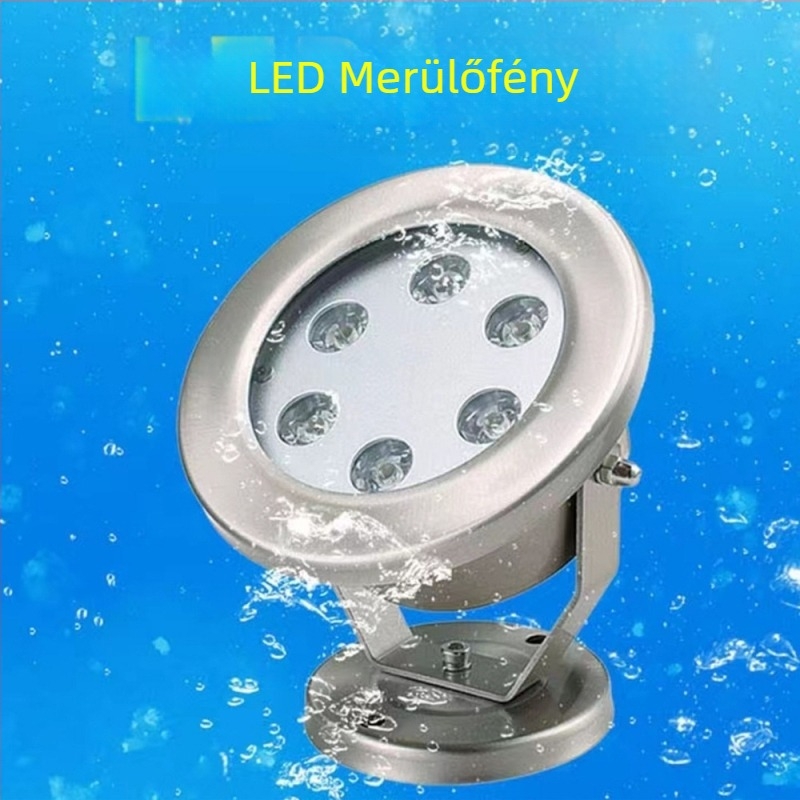 Alámerülő fény vízjelenetekhez, modell Yt-sxd-04, teljesítmény 12–36 W, feszültség 24 V, IP68, fényáram 1500 lm