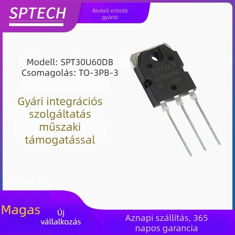 SPTECH SPT30U60DB Gyors helyreállítású dióda, TO-3PN csomag, 30A, 600V