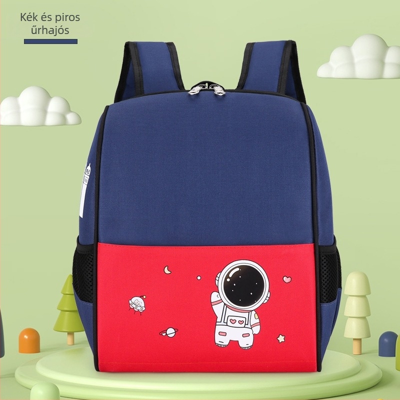 Koreai stílusú gyerek hátizsák egyedi logóval – könnyű Oxford anyagból, lélegző, kopásálló, modell 501, az iskola utáni edzésekhez