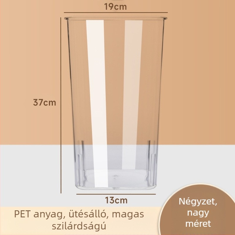 Tároló doboz — átlátszó, nagy kapacitású, konyhai rendező hagyma, fokhagyma és gyömbér számára