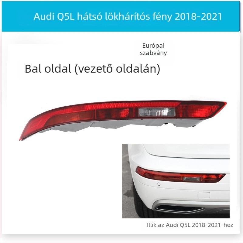CZPINCHEN Hátsó lökhárító lámpa Audi Q5-hoz (2009-2021) - PC anyag, modellek 8R0945095/8R0945096