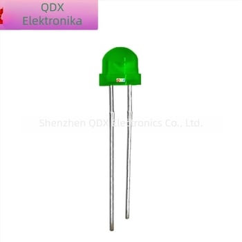 Diffúz LED gyöngyök straw-hat formával, 20 mA, 1,8–2,2 V, 0,06 W, San'an chip, 120° fénysugár