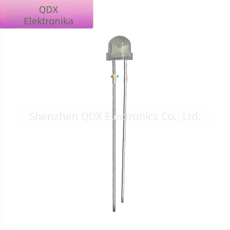 Diffúz LED gyöngyök straw-hat formával, 20 mA, 1,8–2,2 V, 0,06 W, San'an chip, 120° fénysugár