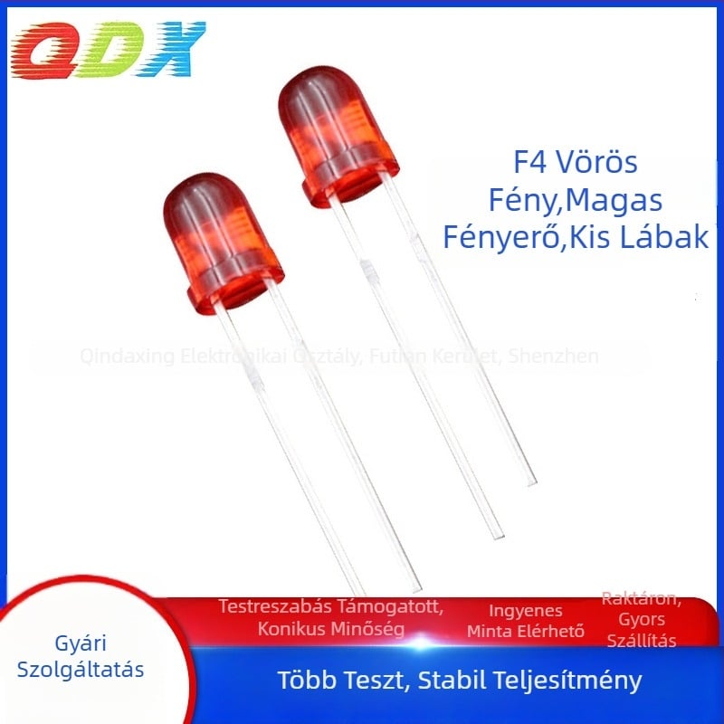 LED jelződió f4UR2-A, 20 mA, 1.8–2.2 V, 0.06 W, 8° fénysugár-szög