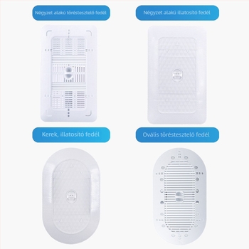 Guggoló WC-fedél — PP anyag, márka excellent, nincs víztartály, modern minimalist stílus