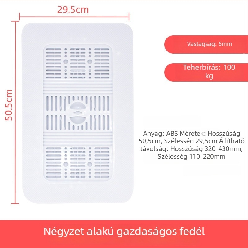 Guggoló WC-fedél — PP anyag, márka excellent, nincs víztartály, modern minimalist stílus