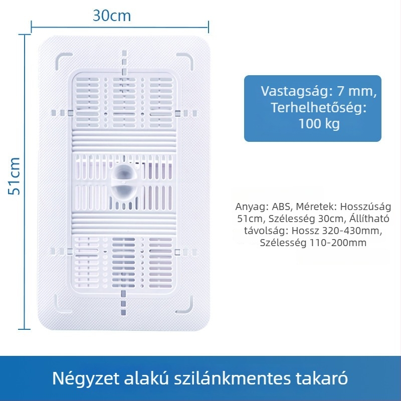 Guggoló WC-fedél — PP anyag, márka excellent, nincs víztartály, modern minimalist stílus
