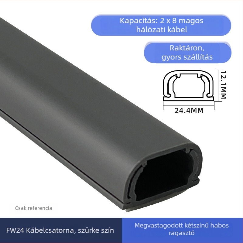 Xinheng FW24 Felszínre szerelt kábelcsatorna – PVC, irodák, bevásárlóközpontok, műhelyek, gyárak, otthonok és hotelek számára