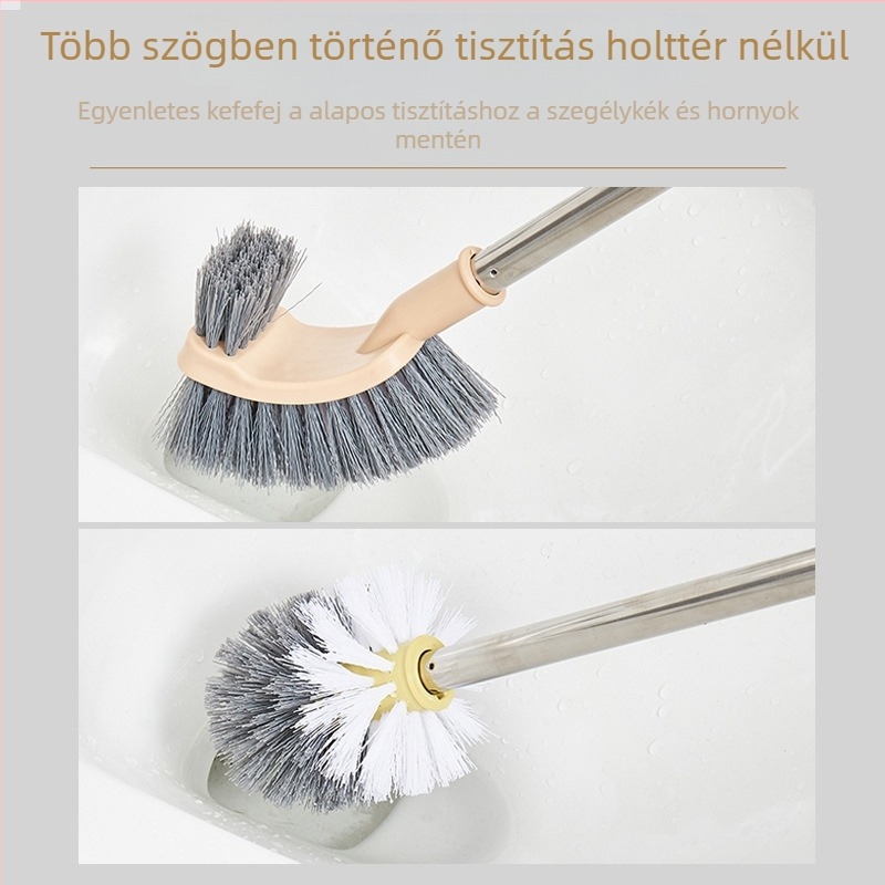 Hosszú nyelű WC-kefe, műanyag, 135 g, 1 db