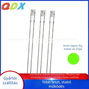 Lapos fejű LED, közvetlen csatlakozás, San’an chip, 1.8–2.2 V, 20 mA