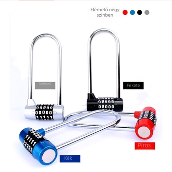 Könyves-/ajtózár hosszított kampóval — cinkötvözet, Lengthened lock hook modell, könyves szekrényekhez, cipősszekrényekhez és ajtókhoz, SIMPLY márka, licencelt magáncímke